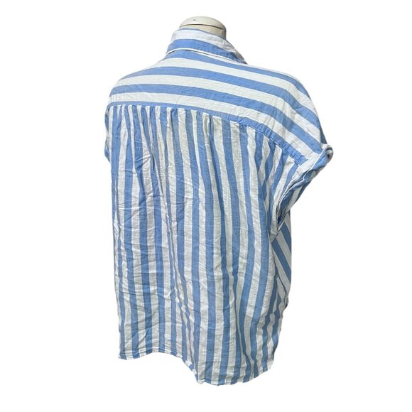 Old Navy Collared Rolled Sleeve Casual Button Down Shirt Sz XL Womens - Picture 7 of 8